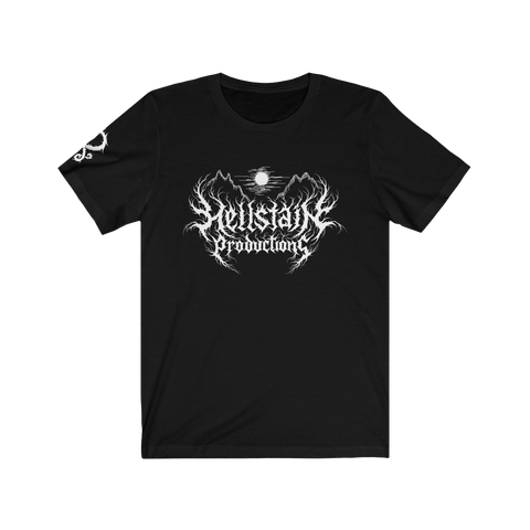 Hellstain Black Metal Logo Tee