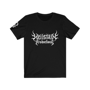 Hellstain Productions Front & Back Logo Tee